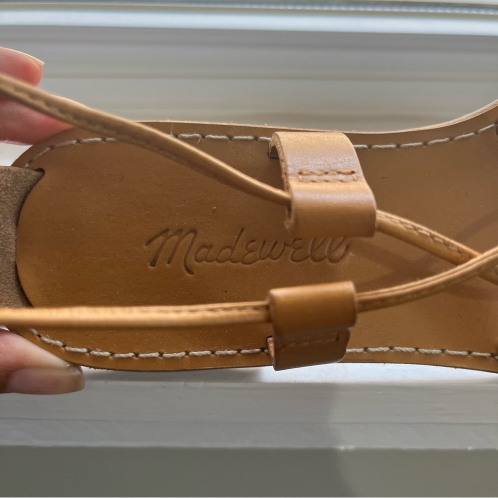 Madewell The Boardwalk Lace-Up Wrap Sandal - Size 7.5 - Picture 6 of 14